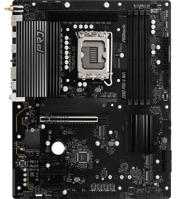 Zdjęcie produktu: Płyta główna ASRock Z890 PRO-A WIFI DDR5 LGA1851 Zdjęcie produktu: Płyta główna ASRock Z890 PRO-A WIFI DDR5 LGA1851
