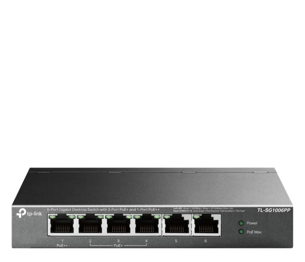 TP-Link TL-SG1006PP Switch 6x10/100/1000Mbps (3PoE+ 1PoE++)