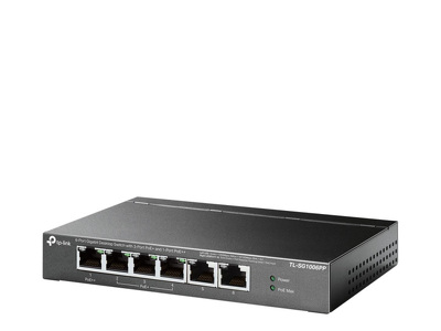 Miniatura produktu: TP-Link TL-SG1006PP Switch 6x10/100/1000Mbps (3PoE+ 1PoE++)