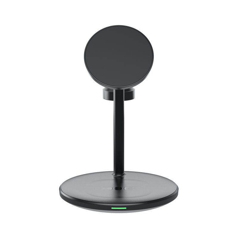 Greencell MagScape Black Ładowarka Indukcyjna 3w1 MagSafe