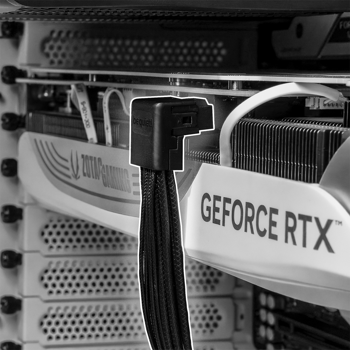 Kabel be quiet! 12VHPWR PCI-E 5.0 CHR-7710 odwrócony kątowy