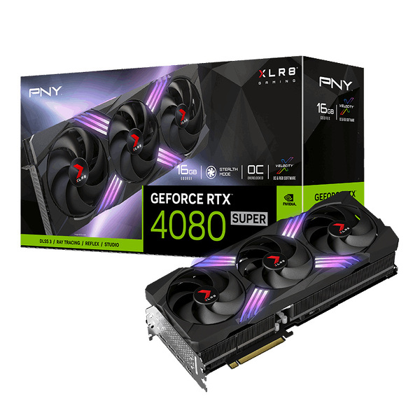 Zdjęcie produktu: PNY GeForce RTX 4080 Super XLR8 Gaming Verto Epic-X RGB OC 16GB GDDR6X (VCG4080S16TFXXPB1-O)