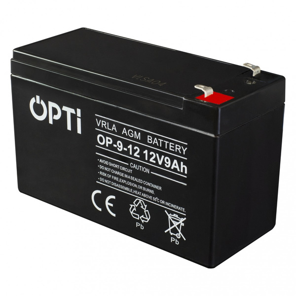Zdjęcie produktu: Volt Akumulator AGM Opti 12V 9Ah (6AKUV009AG)