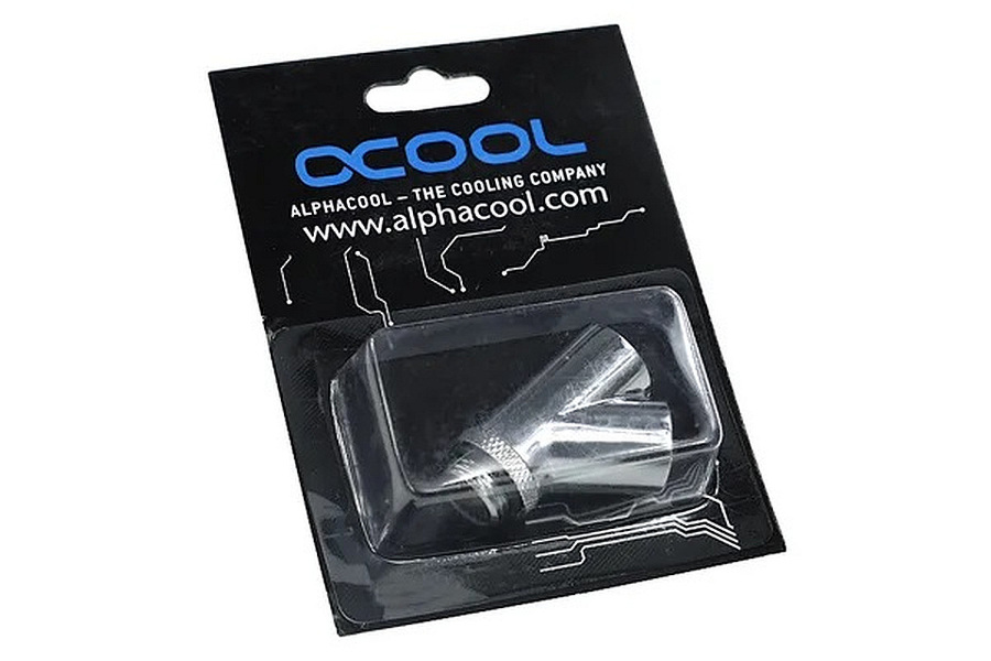 Zdjęcie produktu: Alphacool HF Y-45° connector - G1/4 rotatable - 2x internal 1x external thread - Chrome Zdjęcie produktu: Alphacool HF Y-45° connector - G1/4 rotatable - 2x internal 1x external thread - Chrome