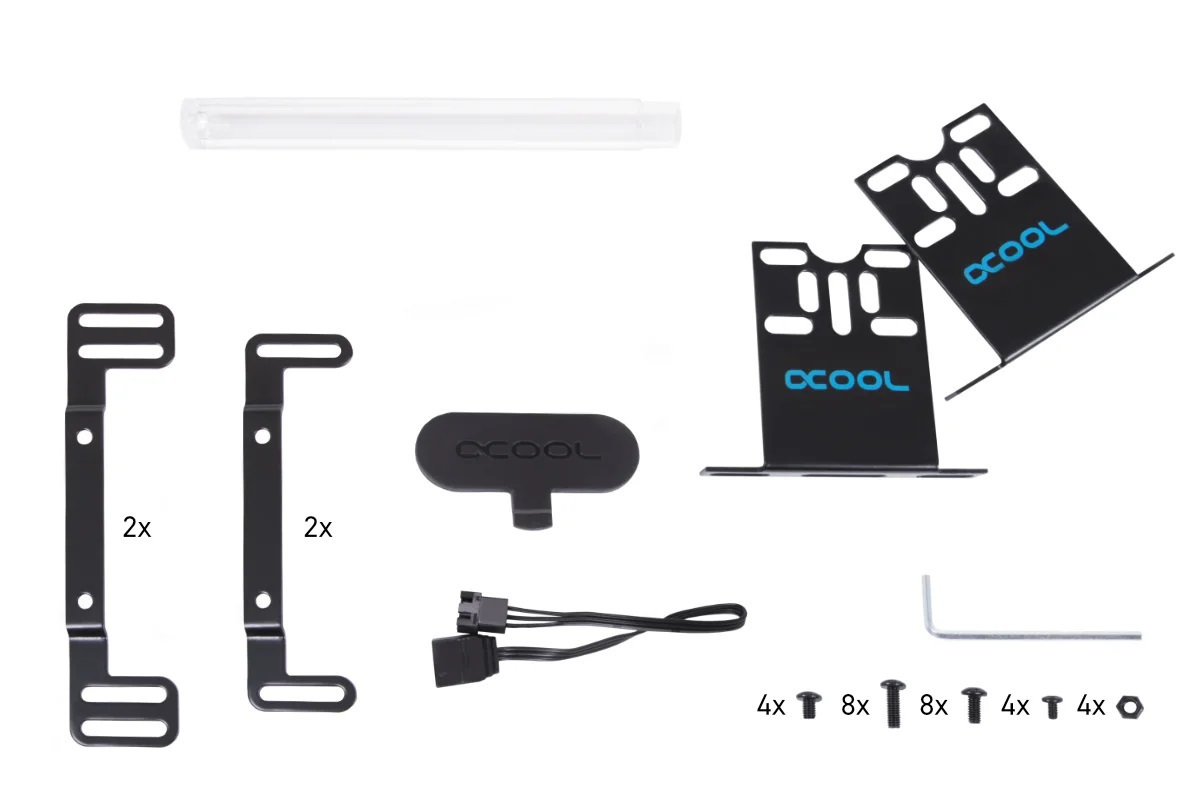 Alphacool Core 200 Aurora reservoir acetal/acrylic with Apex pump Alphacool Core 200 Aurora reservoir acetal/acrylic with Apex pump