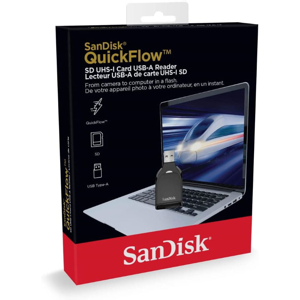 Czytnik kart pamięci SanDisk SD QuickFlow UHS-I USB 3.2 (250/150 MB/s)