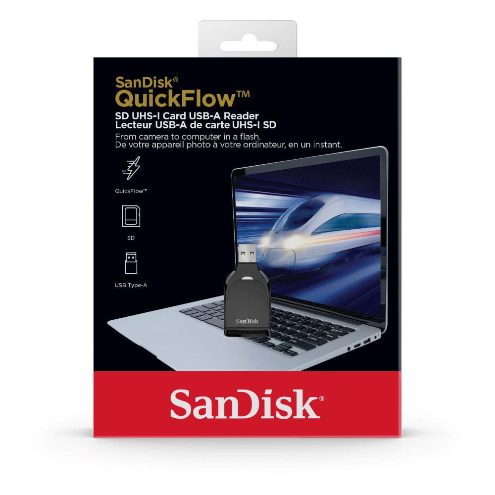 Czytnik kart pamięci SanDisk SD QuickFlow UHS-I USB 3.2 (250/150 MB/s)