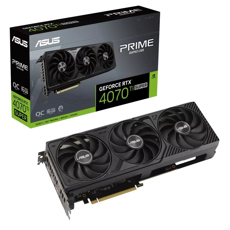 Asus GeForce RTX 4070 Ti SUPER PRIME OC 16GB GDDR6X DLSS 3