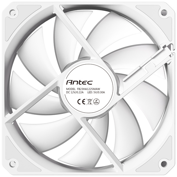 Zdjęcie produktu: Wentylator Antec P12 120mm PWM ARGB White (3szt) Zdjęcie produktu: Wentylator Antec P12 120mm PWM ARGB White (3szt)