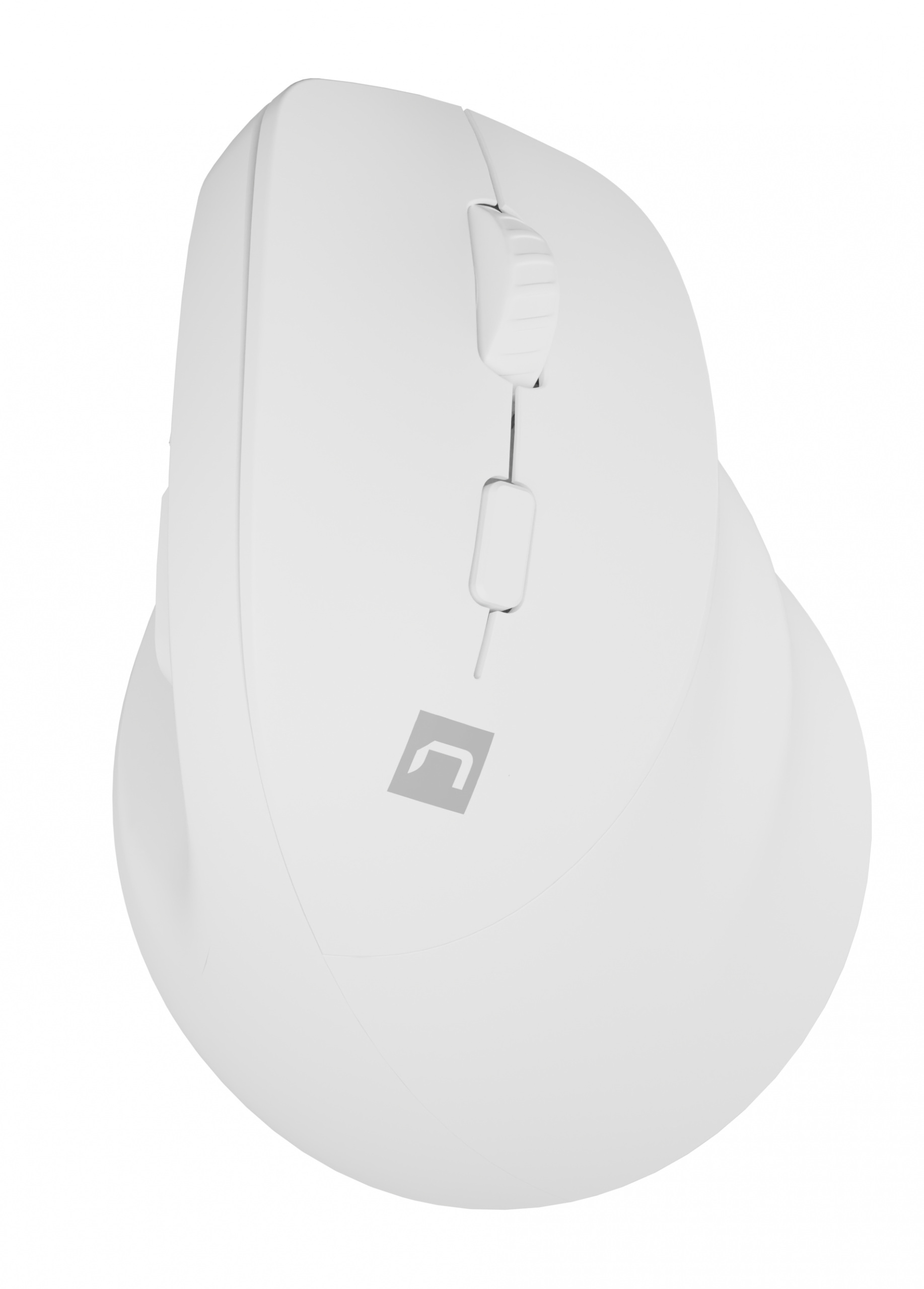 Mysz wertykalna Natec Crake 2 2400DPI BT5.2+2.4 GHz biała Mysz wertykalna Natec Crake 2 2400DPI BT5.2+2.4 GHz biała