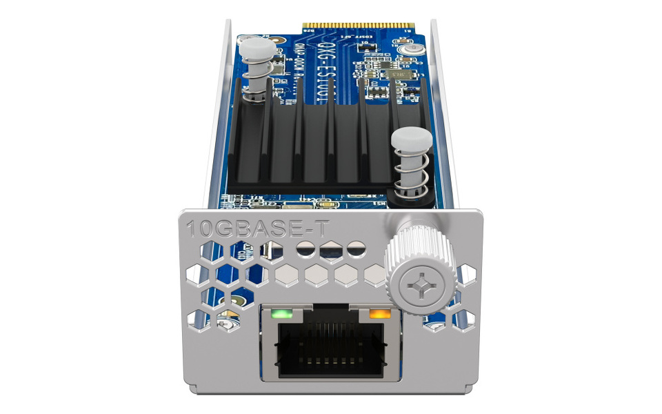 Zdjęcie produktu: Qnap QXG-ES10G1T E1.S to single 10GBASE-T LAN Module Zdjęcie produktu: Qnap QXG-ES10G1T E1.S to single 10GBASE-T LAN Module