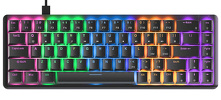 Klawiatura Rampage Mechaniczna REBEL-BLACKBS Rainbow Light, niski profil