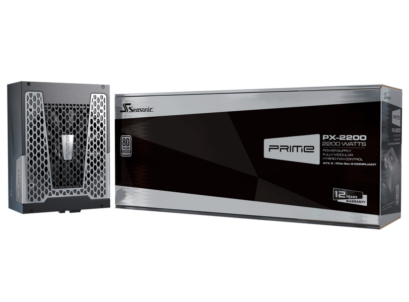 Zdjęcie produktu: Zasilacz Seasonic PRIME PX-2200 80Plus Platinum ATX 3.1 PCIe 5.1 2024  2200W