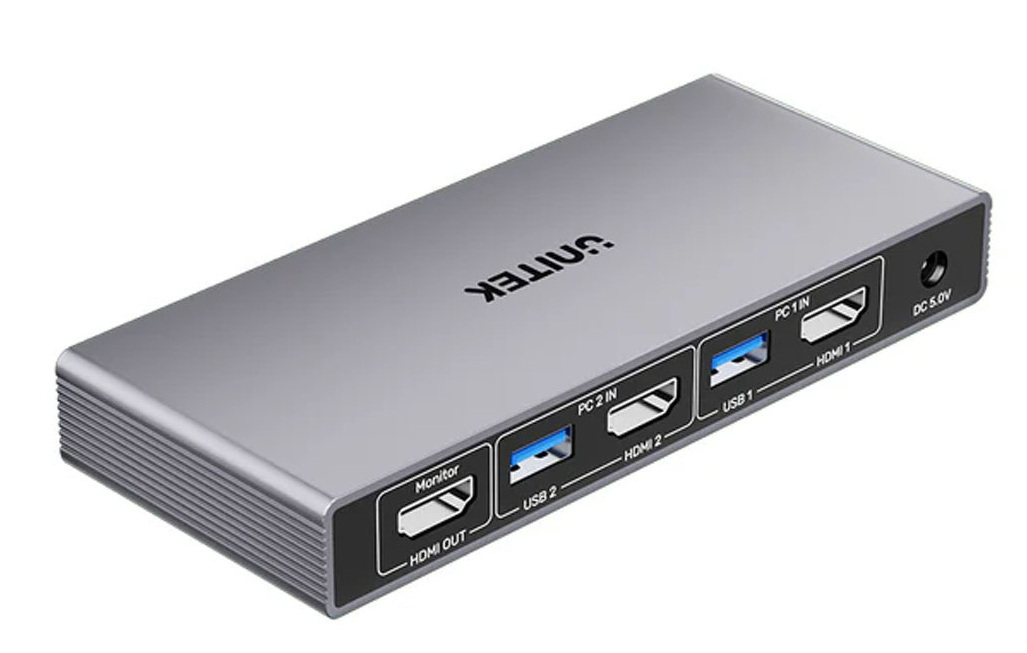 Przełącznik KVM 4K@60Hz USB 3.0 HDMI Unitek