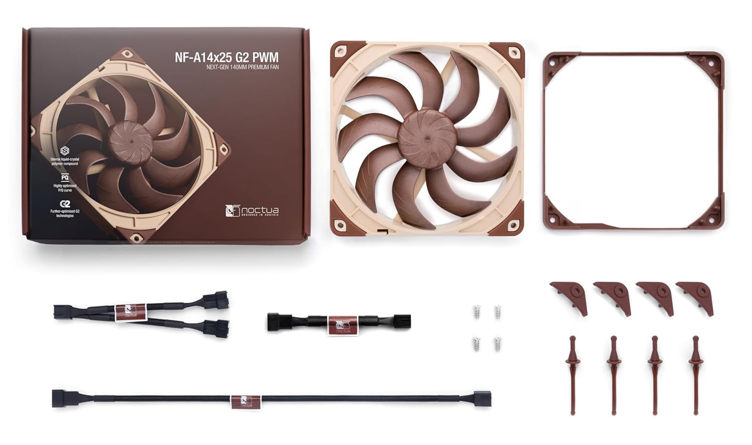 Wentylator Noctua NF-A14x25 G2 PWM Sterrox 140mm