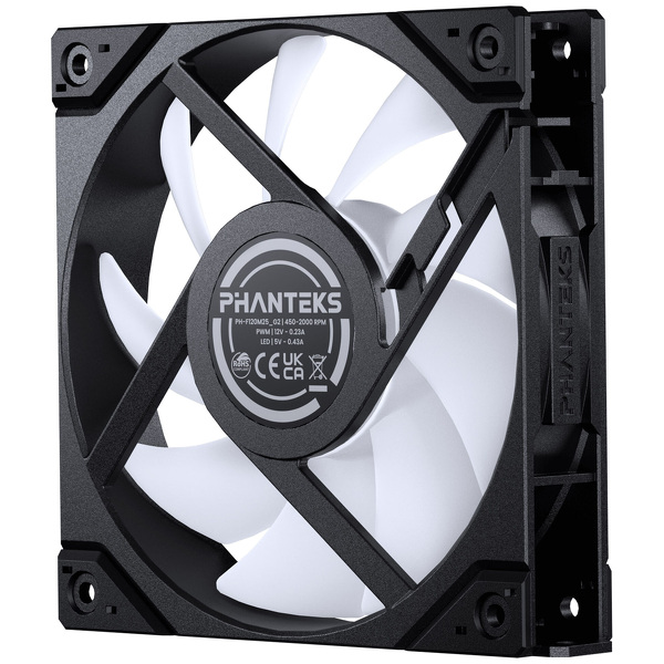 Zdjęcie produktu: Wentylator Phanteks M25 Gen2 PWM ARGB Reverse Airflow 120mm, czarny