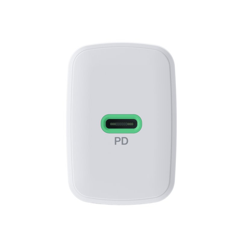 Greencell PowerSource Solo30 Biała Ładowarka sieciowa 30W USB-C Power Delivery Greencell PowerSource Solo30 Biała Ładowarka sieciowa 30W USB-C Power Delivery