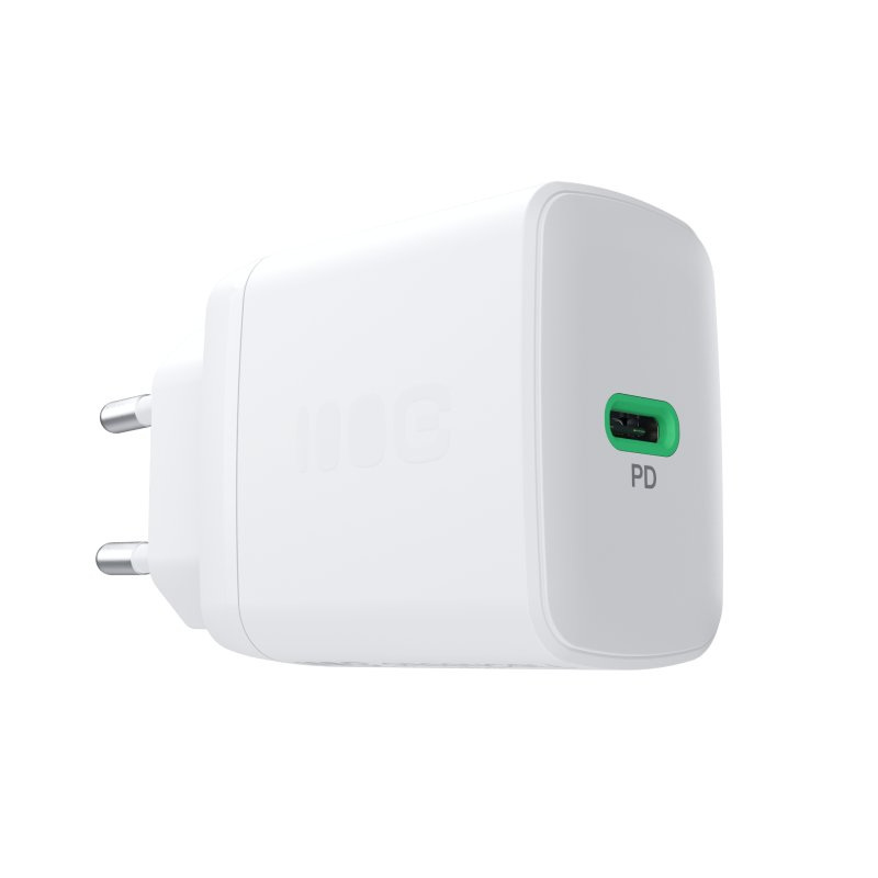 Greencell PowerSource Solo30 Biała Ładowarka sieciowa 30W USB-C Power Delivery Greencell PowerSource Solo30 Biała Ładowarka sieciowa 30W USB-C Power Delivery