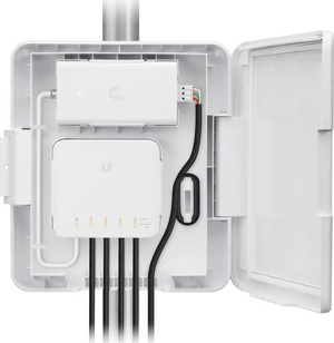 Miniatura produktu: Obudowa Ubiquiti USW-Flex-Utility dedykowana dla USW-Flex, adapter PoE 60W
