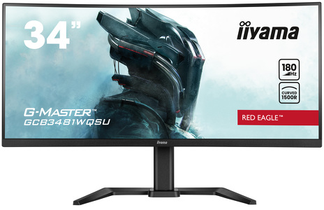 Miniatura produktu: iiyama GCB3481WQSU-B1 Red Eagle 34" UWQHD VA 180Hz