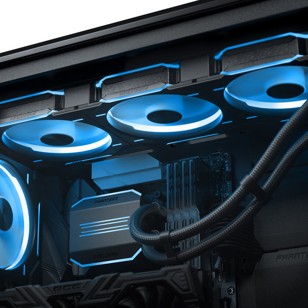 Zdjęcie produktu: Phanteks Glacier One 420 D30 ARGB czarne, chłodzenie wodne 420mm egzemplarz ze zwrotu