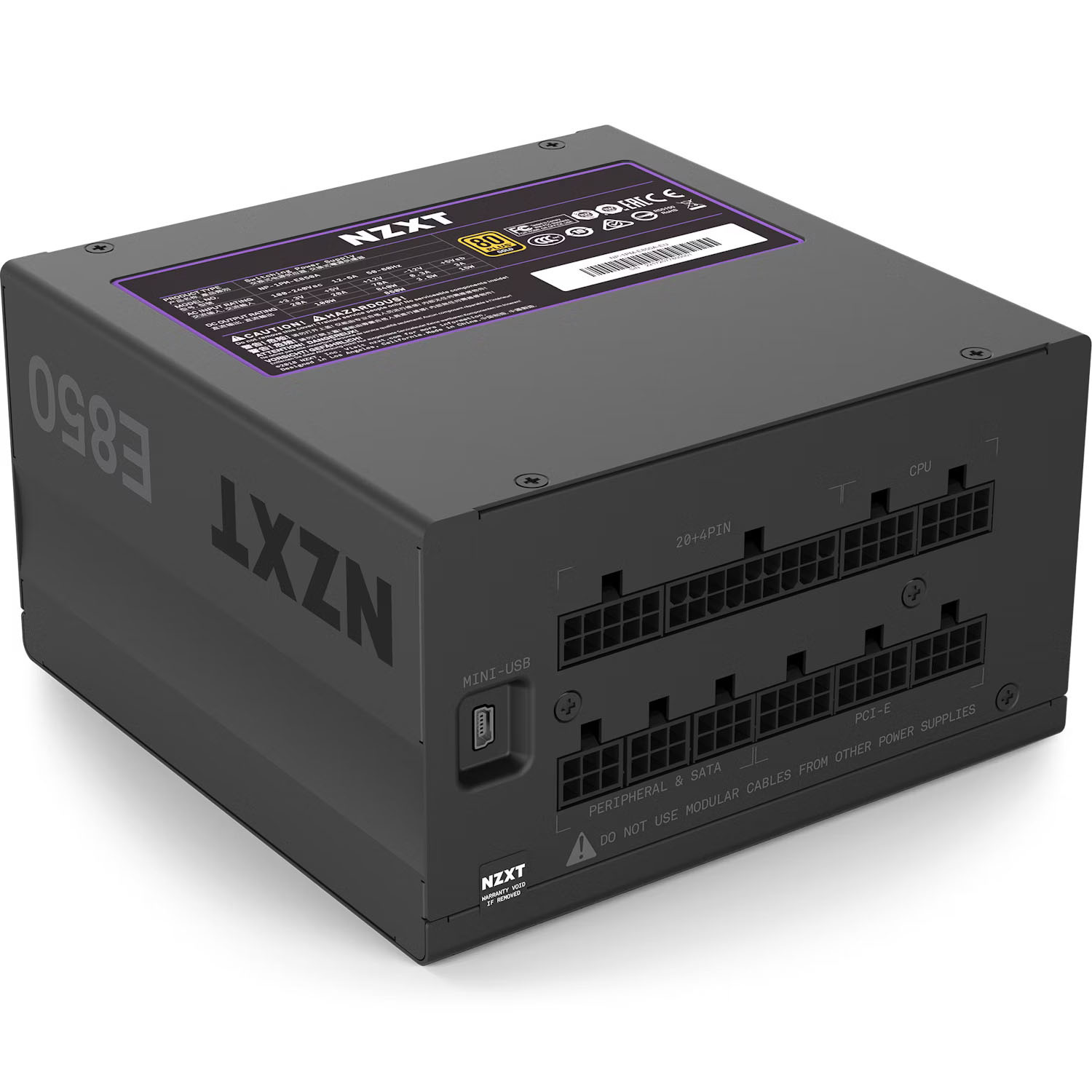 Zasilacz NZXT C850 850W 80 Plus Gold ATX 3.1 Czarny Zasilacz NZXT C850 850W 80 Plus Gold ATX 3.1 Czarny