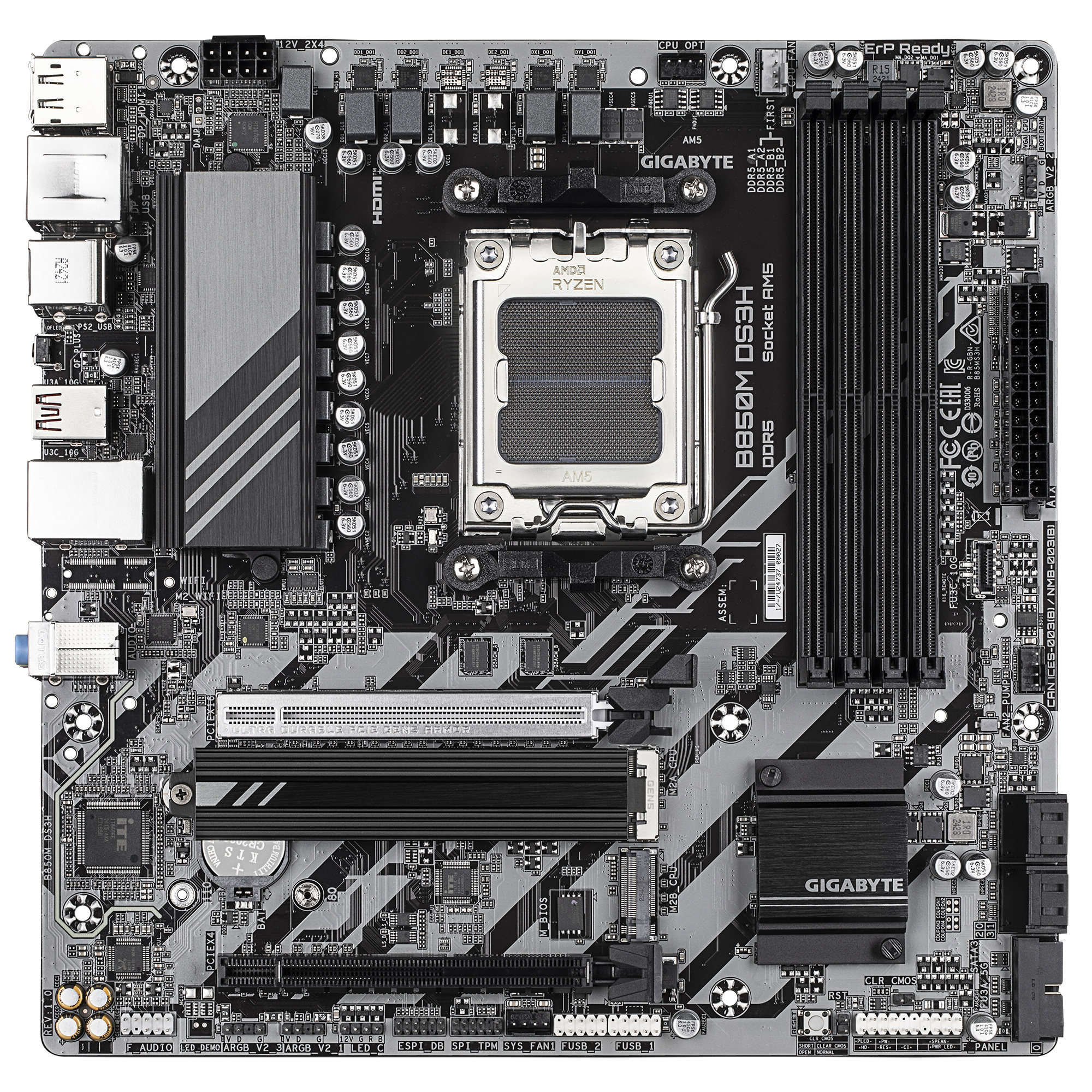 Gigabyte B850M DS3H AM5