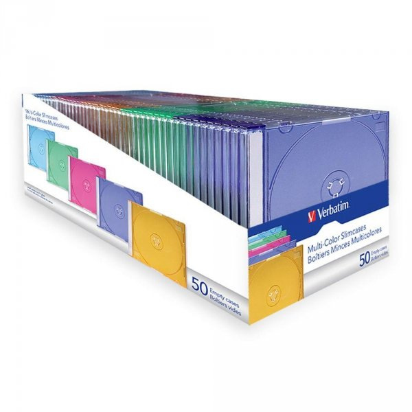 Opakowanie Verbatim Jewel Slim CD/DVD 50 sztuk Opakowanie Verbatim Jewel Slim CD/DVD 50 sztuk