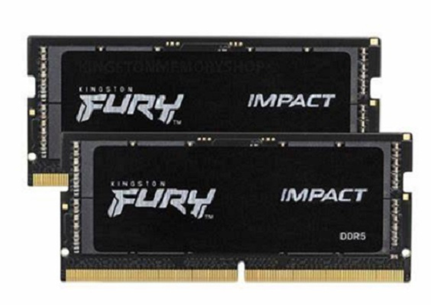 Zdjęcie produktu: Pamięć Kingston Fury Impact SODIMM 64GB (2x32GB) DDR5 5600 CL40 KF556S40IBK2-64