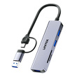 HUB 5w1 USB-A/C 5 Gbps z czytnikiem kart SD i micro SD Unitek