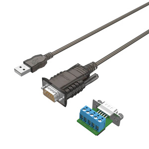 Miniatura produktu: Konwerter/Adapter USB 2.0 do RS422/RS485 (DB9M) z chipsetem FTDI, 1,5m Unitek