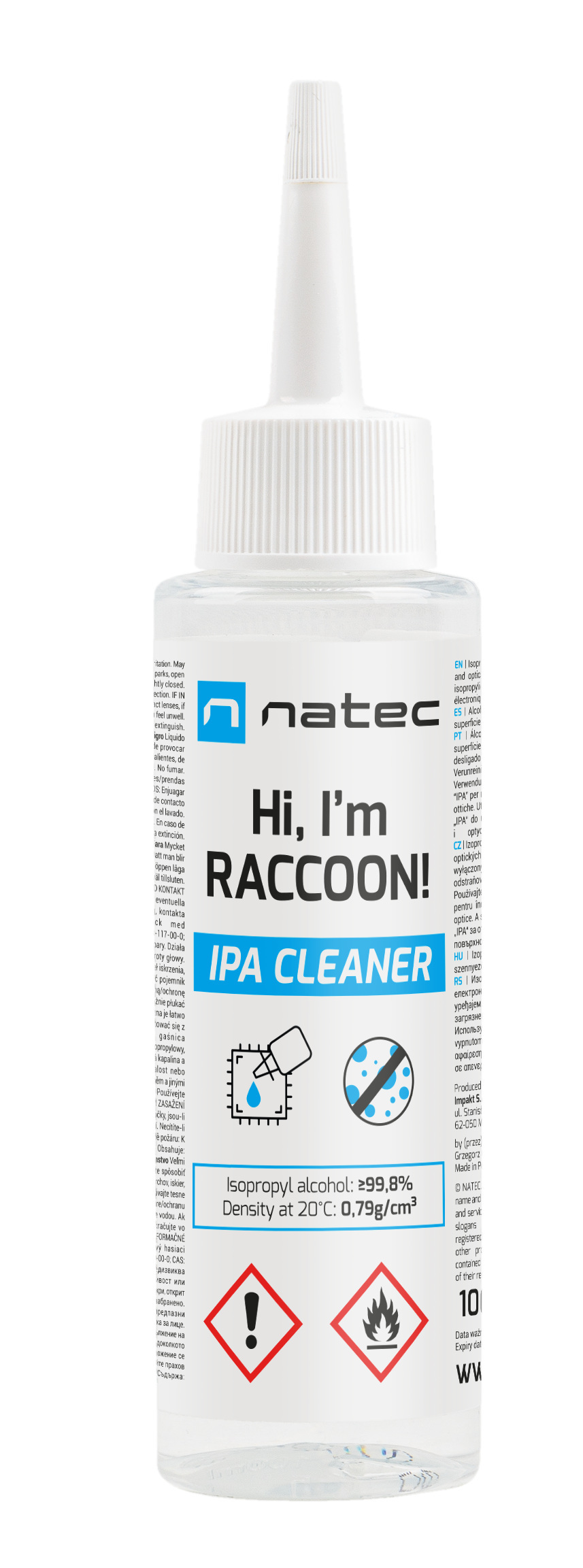 Alkohol izopropylowy Natec Racoon IPA Cleaner 100ML
