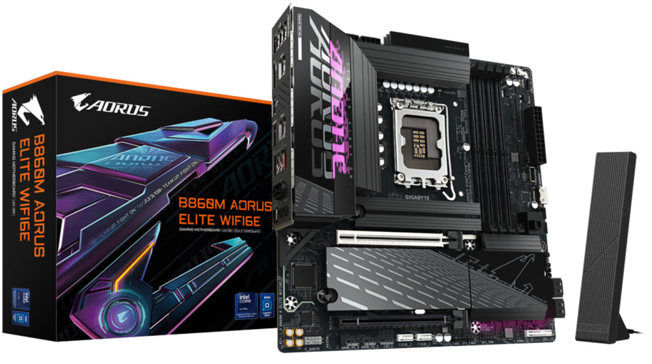 Gigabyte B860M AORUS ELITE WIFI6E DDR5 LGA1851
