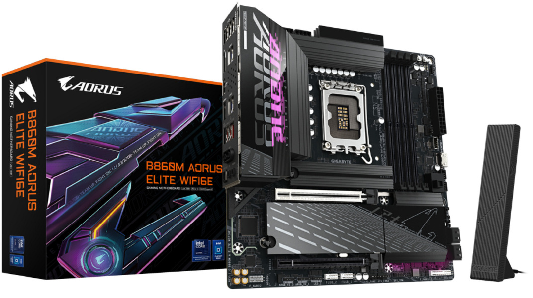 Zdjęcie produktu: Gigabyte B860M AORUS ELITE WIFI6E DDR5 LGA1851