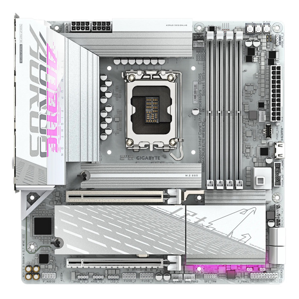 Zdjęcie produktu: Gigabyte B860M AORUS ELITE WF6E ICE DDR5 LGA1851 Zdjęcie produktu: Gigabyte B860M AORUS ELITE WF6E ICE DDR5 LGA1851