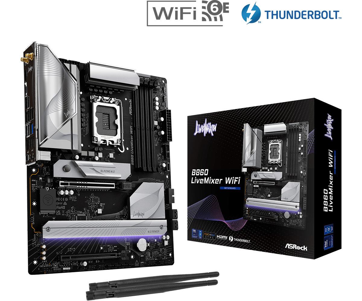 ASRock B860 LIVEMIXER WIFI DDR5 LGA1851