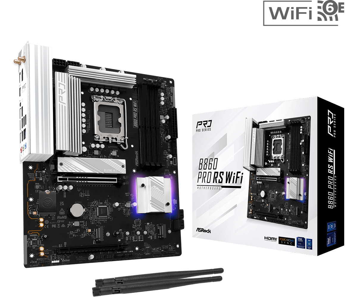 ASRock B860 PRO RS WIFI DDR5 LGA1851