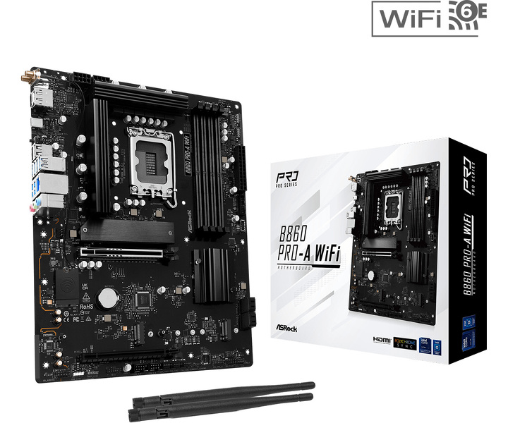Zdjęcie produktu: Płyta główna ASRock B860 PRO-A WIFI DDR5 LGA1851