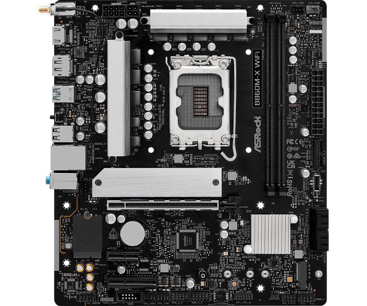 Płyta główna ASRock B860M-X WIFI DDR5 LGA1851 Płyta główna ASRock B860M-X WIFI DDR5 LGA1851