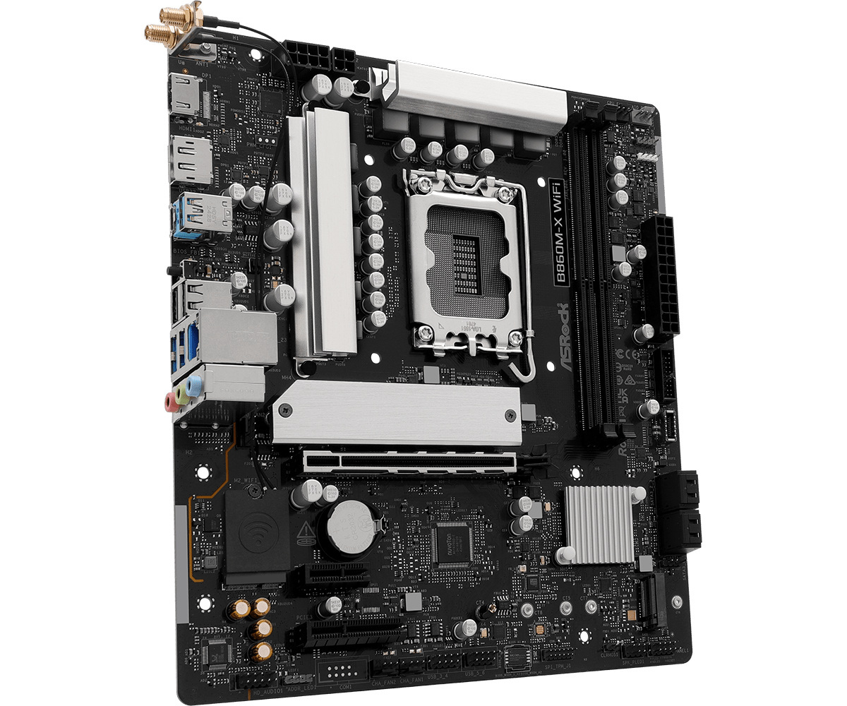 Płyta główna ASRock B860M-X WIFI DDR5 LGA1851 Płyta główna ASRock B860M-X WIFI DDR5 LGA1851