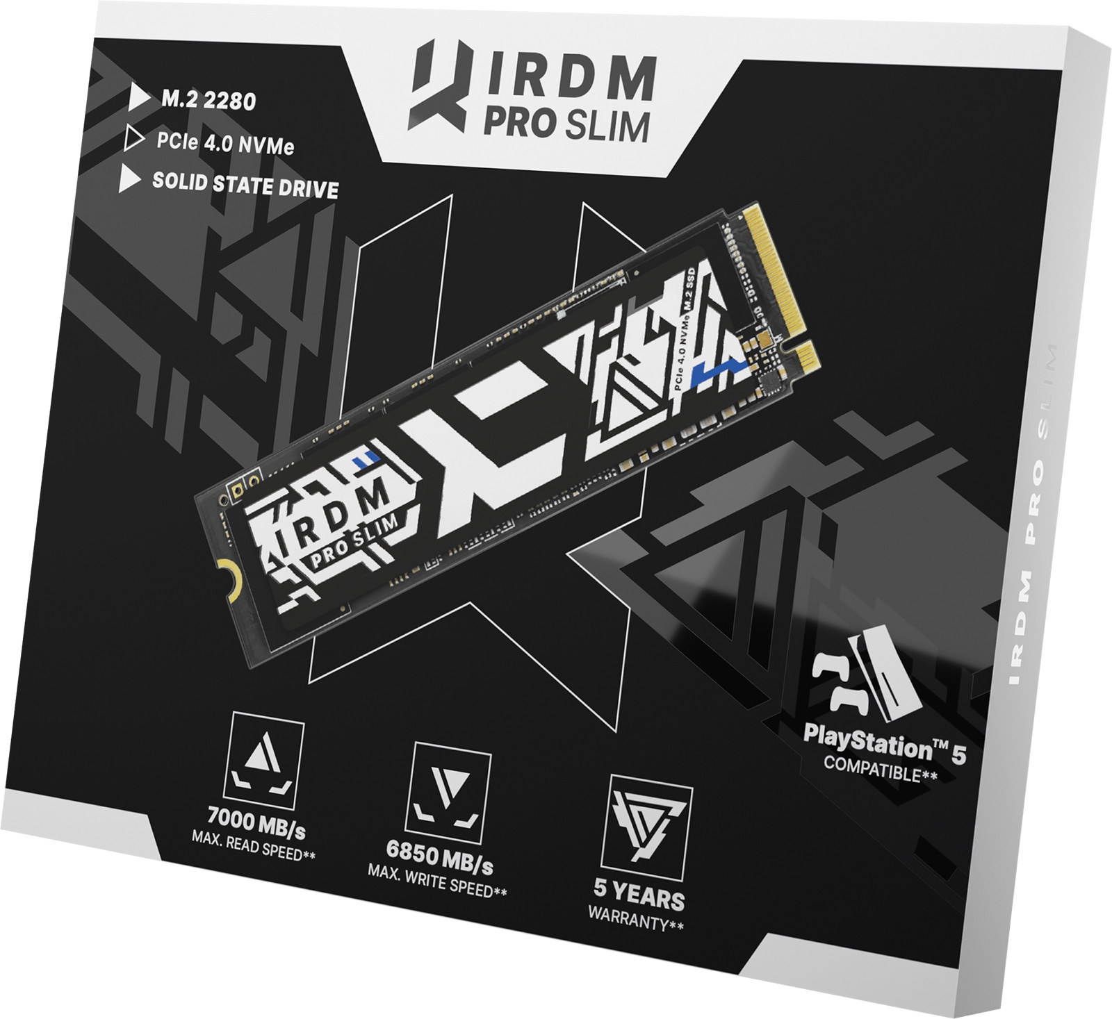 GOODRAM IRDM Pro Slim 4TB M.2 PCIe NVMe Gen4