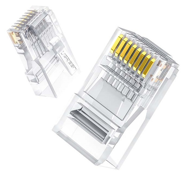 Zdjęcie produktu: Wtyk Sieciowy RJ45 UGREEN NW120, Ethernet, 8P/8C, Cat.6/6e, UTP (100szt.)