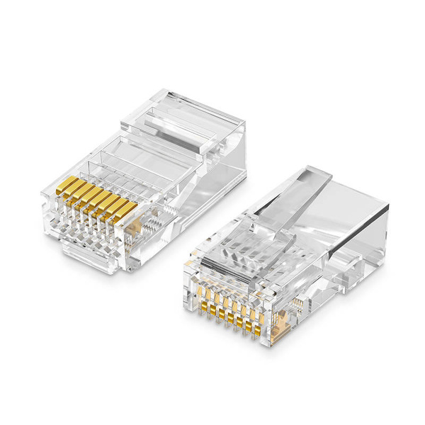 Zdjęcie produktu: Wtyk Sieciowy RJ45 UGREEN NW110 Ethernet, 8P/8C, Cat.5/5e, UTP (50szt.) Zdjęcie produktu: Wtyk Sieciowy RJ45 UGREEN NW110 Ethernet, 8P/8C, Cat.5/5e, UTP (50szt.)