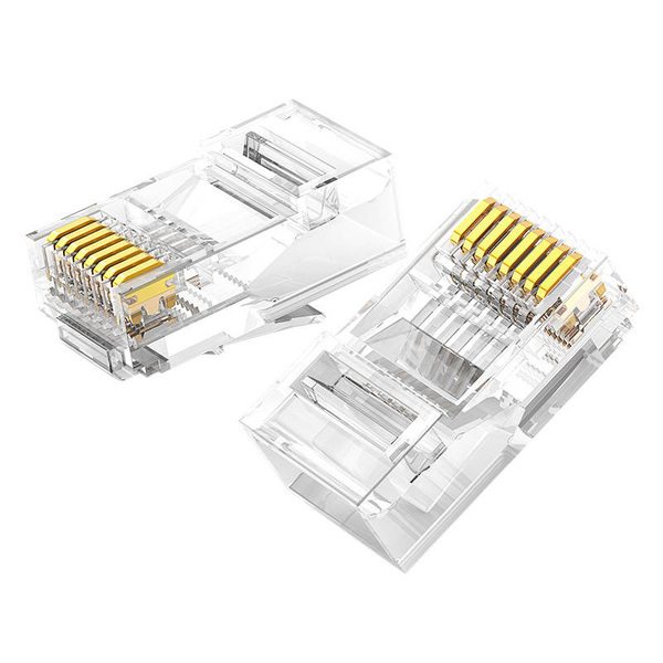 Zdjęcie produktu: Wtyk Sieciowy RJ45 Cat 6 UGREEN 50961, 10-pak (przeźroczysta) Zdjęcie produktu: Wtyk Sieciowy RJ45 Cat 6 UGREEN 50961, 10-pak (przeźroczysta)