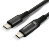 Miniatura zdjęcia: Kabel przewód USB-C LCD 100cm everActive CBB-1PD5L PD 100W