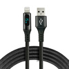 Miniatura zdjęcia: Kabel pleciony everActive USB-Lightning LCD CBB-1IBL 1m
