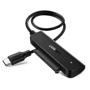 Miniatura produktu: Mostek dysków SATA 2,5" HDD/SSD Ugreen USB-C 3.2 Gen 1 (SuperSpeed USB 5 Gbps) czarny (70610 CM321)