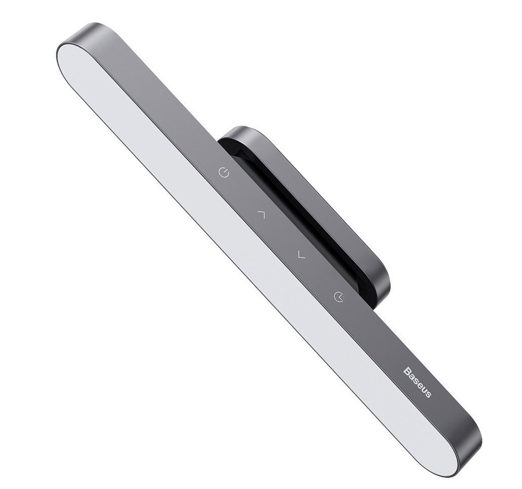 Lampa magnetyczna Baseus Magnetic Stepless, z panelem dotykowym (szara)
