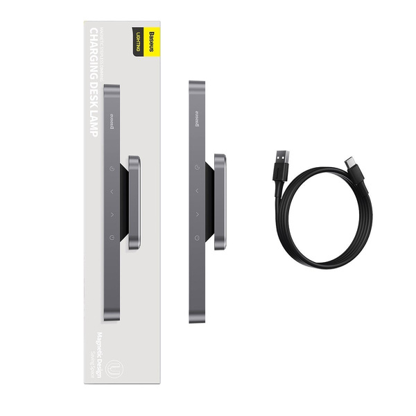 Zdjęcie produktu: Lampa magnetyczna Baseus Magnetic Stepless, z panelem dotykowym (szara)