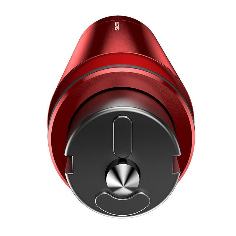 Akcesorium samochodowe Baseus 2w1 młotek do szyb + nóż do pasów - czerwony (CRSFH-09)